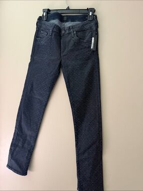 Citizens Of Humanity Black Textured Skinny Jeans